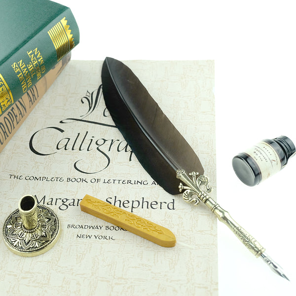 antique feather pen