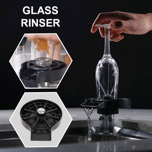 Faucet Glass Rinser for Kitchen Sink