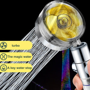 High-Pressure Shower Head with Filter for Home Spa