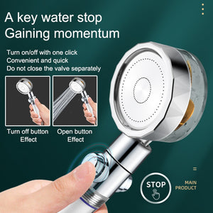 High-Pressure Shower Head with Filter for Home Spa