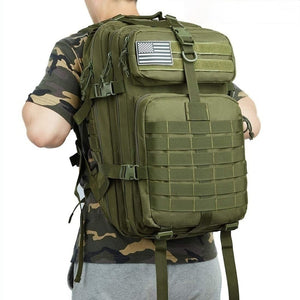 50L 1000D Nylon Waterproof Backpack Military Tactical Rucksack for Trekking Fishing Hunting Camping Hiking